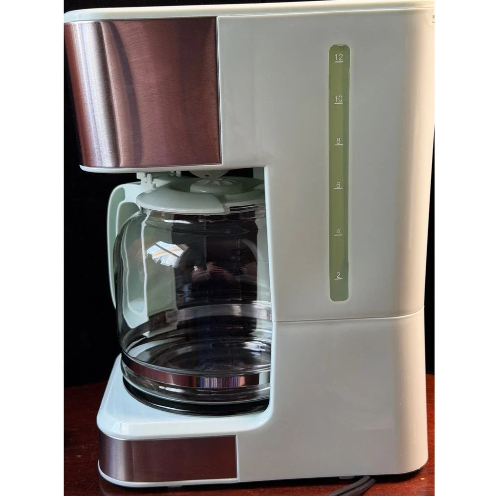 Taylor Swoden Lydia: 12 Cup Programmable Coffee Maker, Mint Green NEW, WORKS